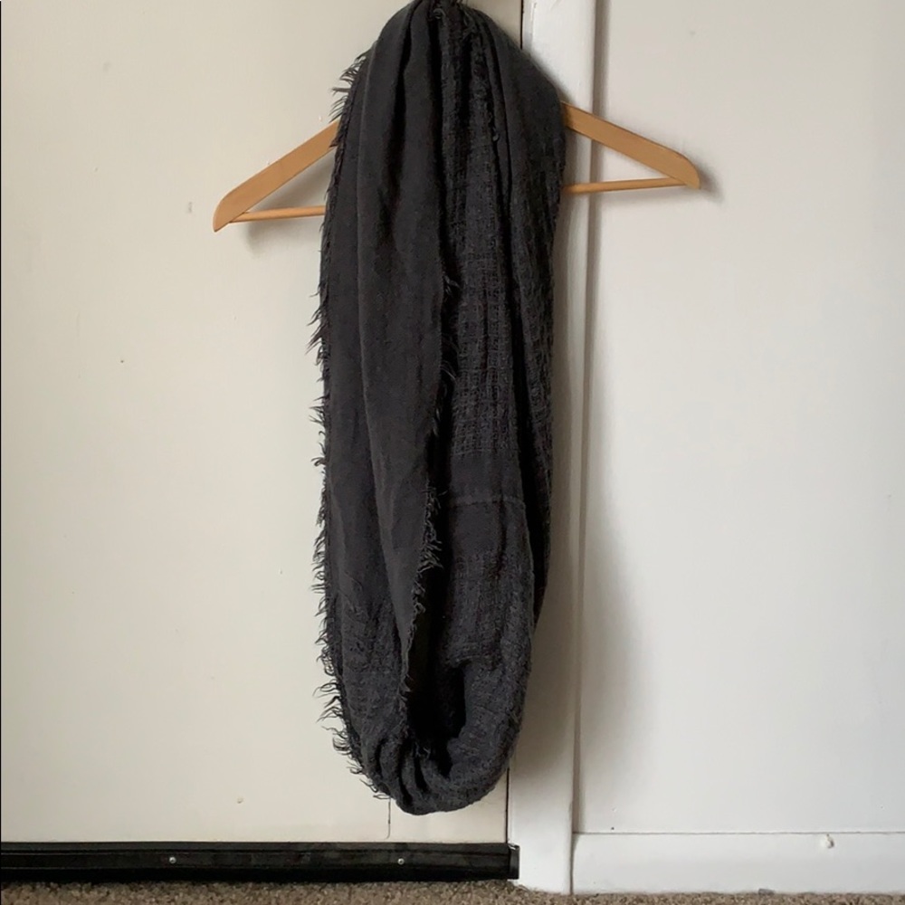 Gray infinity scarf